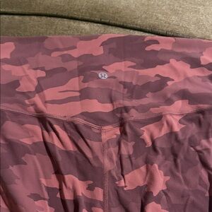 Lululemon Pink Camo Leggings